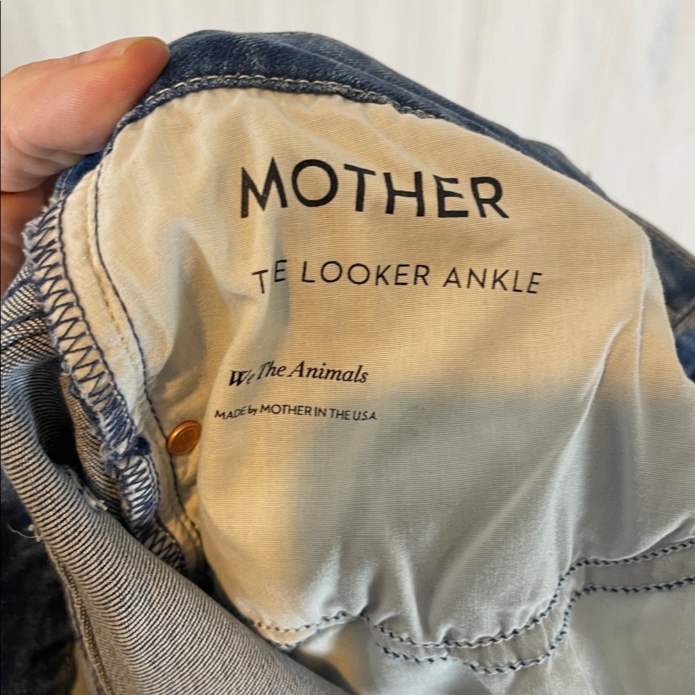 MOTHER THE LOOKER ANKLE WE THE ANIMALS 31 highrise skinny stretch - Picture 5 of 7